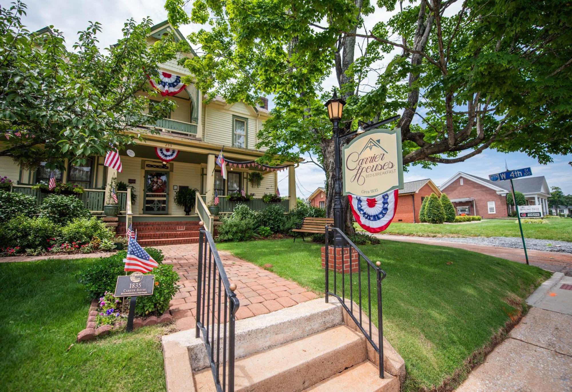 Carrier Houses Bed & Breakfast Rutherfordton Exteriör bild
